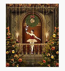 Dancing Ballerina and Nutcracker Photographic Print