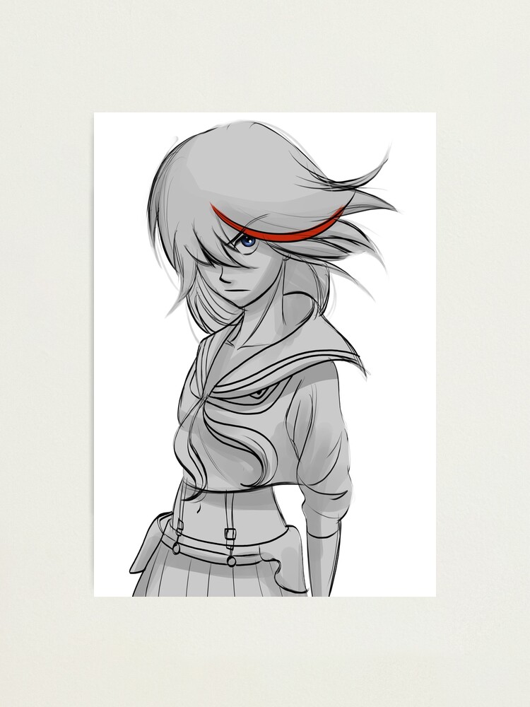 Kill La Kill Kiru Ra Kiru Ryuko Matoi Sketch Fan Art