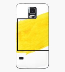 Yellow Border Case/Skin for Samsung Galaxy
