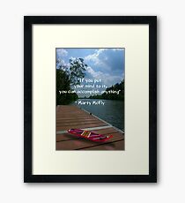 Marty McFly Framed Print