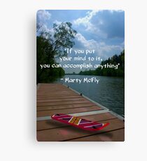 Marty McFly Canvas Print