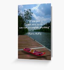 Marty McFly Greeting Card