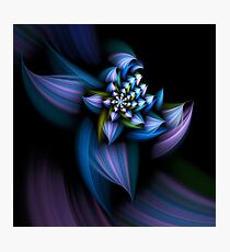 Fractal flower Photographic Print