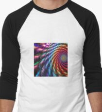 Rainbow flower Men's Baseball ¾ T-Shirt