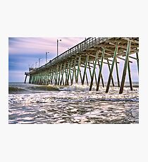 Fishermen's Pier, Emerald Isle, North Carolina Photographic Print