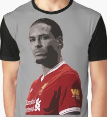 Virgil Van Dijk Liverpool Grafik T-Shirt