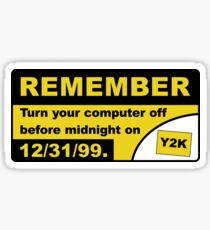 Memba the 90s? Sticker