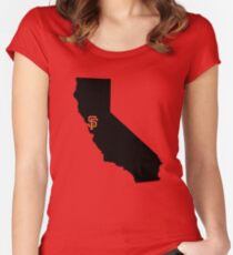 San Francisco Giants - California Women's Fitted Scoop T-Shirt