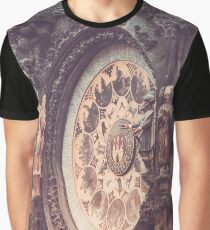 Prague astronomical clock Orloj Graphic T-Shirt