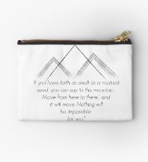 Matthew 17:20 Studio Pouch