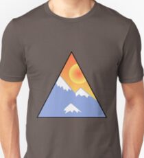 Snow and a Sunset Unisex T-Shirt