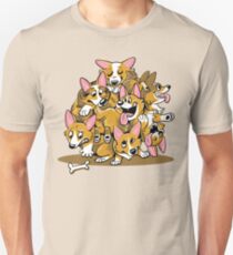 Corgi Cluster Unisex T-Shirt