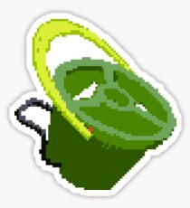 Splatoon 8-Bit Tri-Slosher Sticker