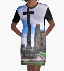 Light Infantry Memorial Cross Graphic T-Shirt Dress