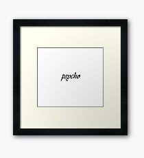 Psycho Framed Print