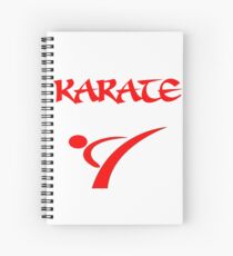 Karate T Shirts, Mugs and Gifts Spiral Notebook