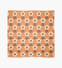 Retro Blossom - Orange and Cream Scarf
