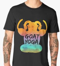 goat yoga | yoga shirt | yoga gifts | yoga teacher shirt | yoga women | yoga instructor | yoga mom | yoga women | yoga kids | yoga addict Men's Premium T-Shirt