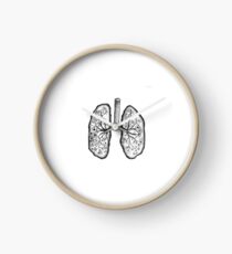 Loving lungs Clock