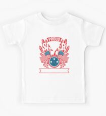 Proud Sister of a Strong Hispanic Veteran Shirt and Gifts Kids Tee