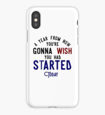 Start Now Take Action Don't Procrastinate iPhone Case/Skin