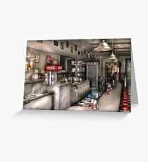 The Soda Fountain Greeting Card