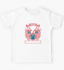 Proud Granddaughter of a Strong Hispanic Veteran Shirt and Gifts Kids Tee
