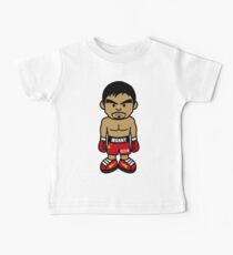 Angry Manny Pacquiao Cartoon by AiReal Apparel Baby Tee