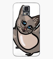 Funda/vinilo para Samsung Galaxy Gato siames