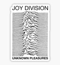 unknown joy pleasure division Sticker