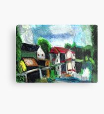 On The Riverfront Metal Print