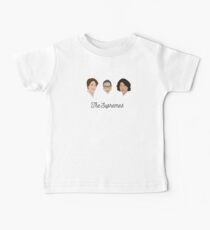 The Supremes (3, with eyes, white text) Baby Tee