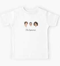 Die Supremes (3, mit Augen, weißer Text) Kinder T-Shirt