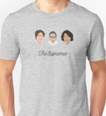 The Supremes (3, with eyes, white text) Unisex T-Shirt