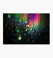 Rainbow drops Photographic Print