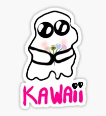 Kawaii Ghost Sticker