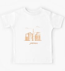 Unusual Japanese architecture. Kids Tee