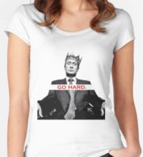Hart wie Vladimir Putin Tailliertes Rundhals-Shirt