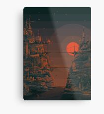 Parallel Metal Print
