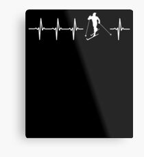 Cross Country Skiing Related Gift Metal Print