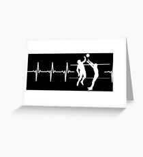 Volleyball Funny Gift Idea Greeting Card
