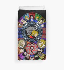 Fullmetal Alchemist Stained Glass Duvet Cover