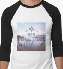 This is our happy place Men's Baseball ¾ T-Shirt
