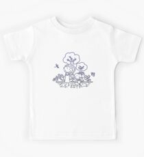 Cartoon Blue Kids Tee