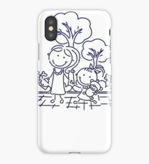 Cartoon Blue iPhone Case/Skin