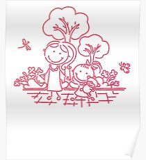 Cartoon Pink Poster