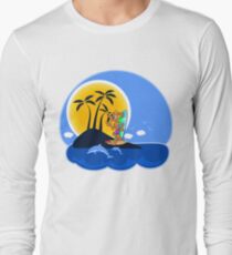 Summer Time Pup Long Sleeve T-Shirt