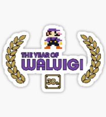 Year of Waluigi Sticker
