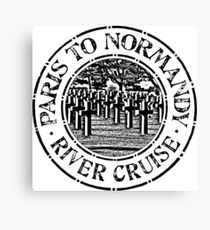 Normandy River Cruise Canvas Print
