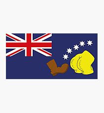 Australian Flag Photographic Print